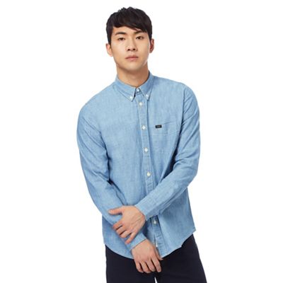 Light blue long sleeve button down shirt